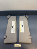2007-2013 BMW E70 X5 X5M Front Left Right Interior Sun Visor Grey Pair Set