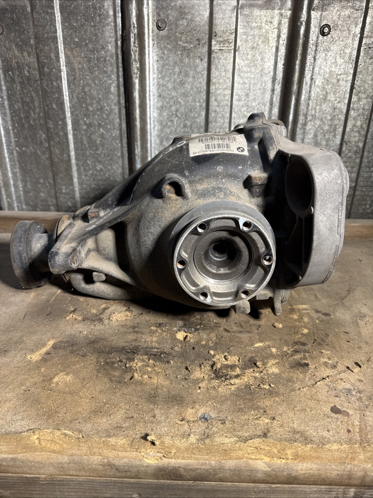 BMW REAR DIFFERENTIAL E60 SERIES 550i FINAL DRIVE 3.38 7555727