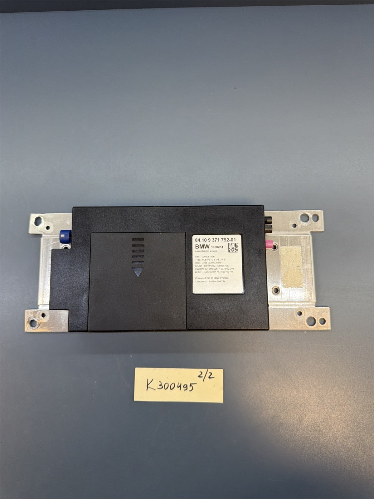2016-2018 BMW 328 F30 COMMUNICATION TELEMATICS CONTROL MODULE 9329341 OEM