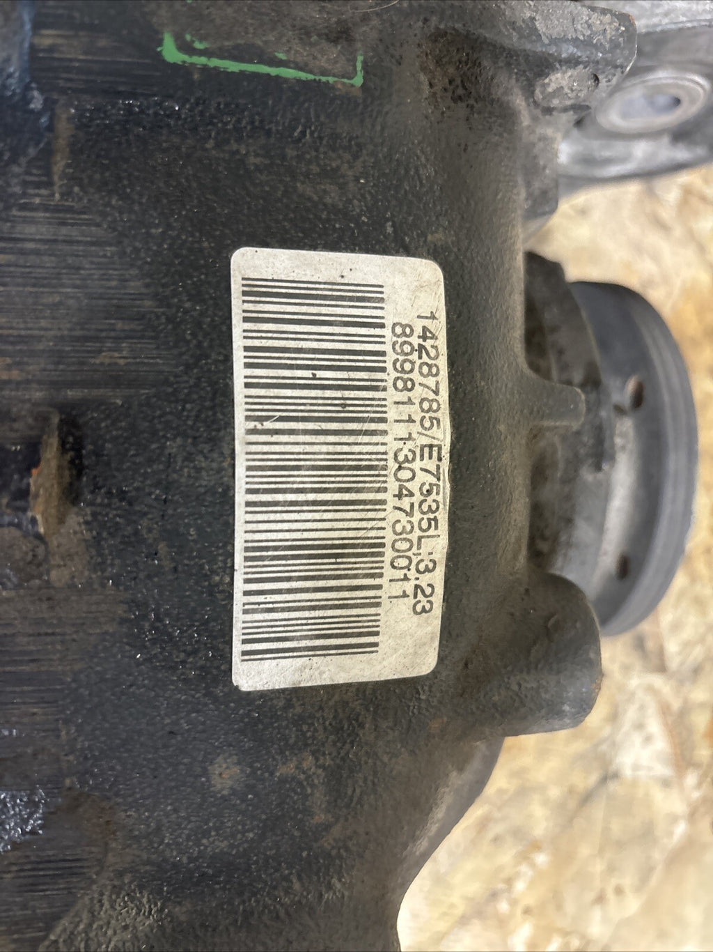 BMW REAR DIFFERENTIAL 1999 Z3M 3.23 FINAL DRIVE 1428785