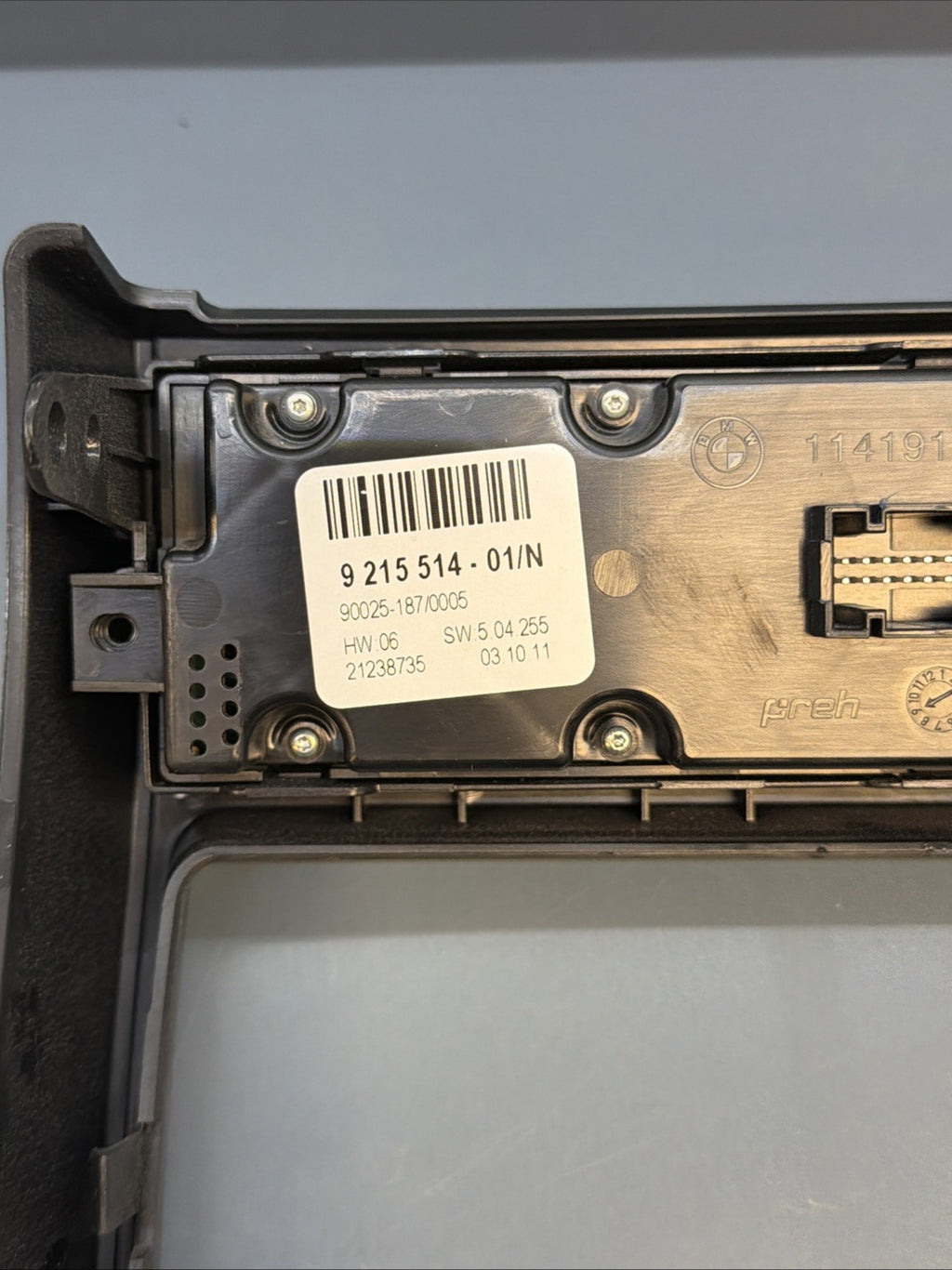 BMW 2007-2014 E70 E71 X5 X6 REAR AC HEAT CLIMATE CONTROL SWITCH PANEL 9215514