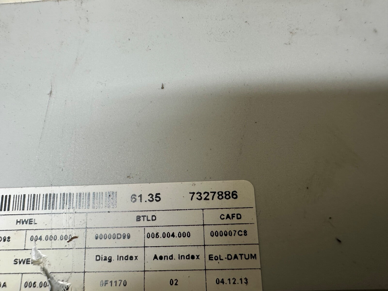 BMW 2011-2019 F25 F10 5 SERIES X3 REAR TAILGATE CONTROL MODULE OEM 7327886