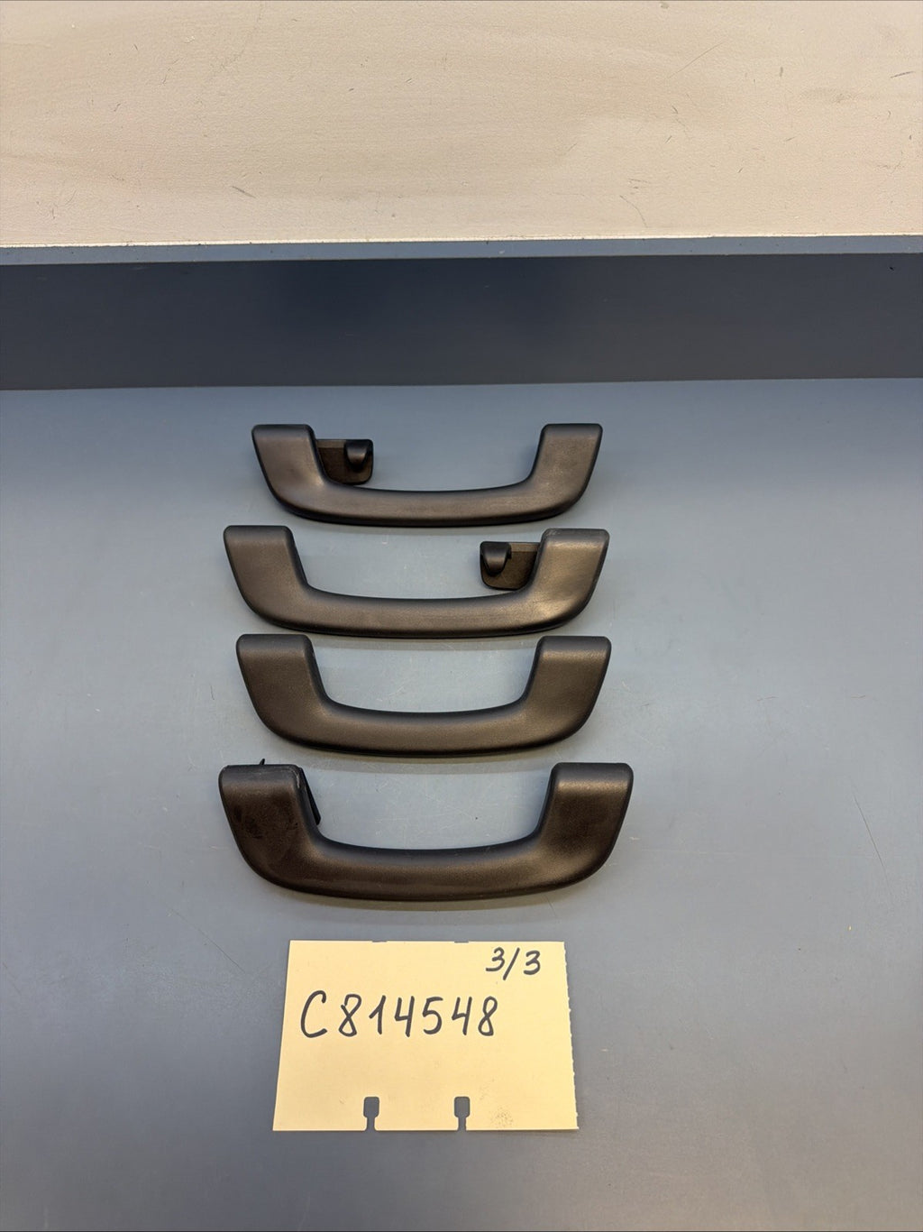 12-18 OEM BMW F30 F10 F80 X3 F25 INTERIOR ROOF TOP GRAB HANDLE SET of 4 BLACK