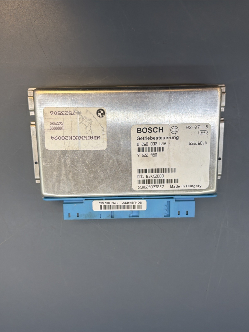 2000–2006 BMW E39 E46 E85 M54 Automatic Transmission Control Unit Module 7523506