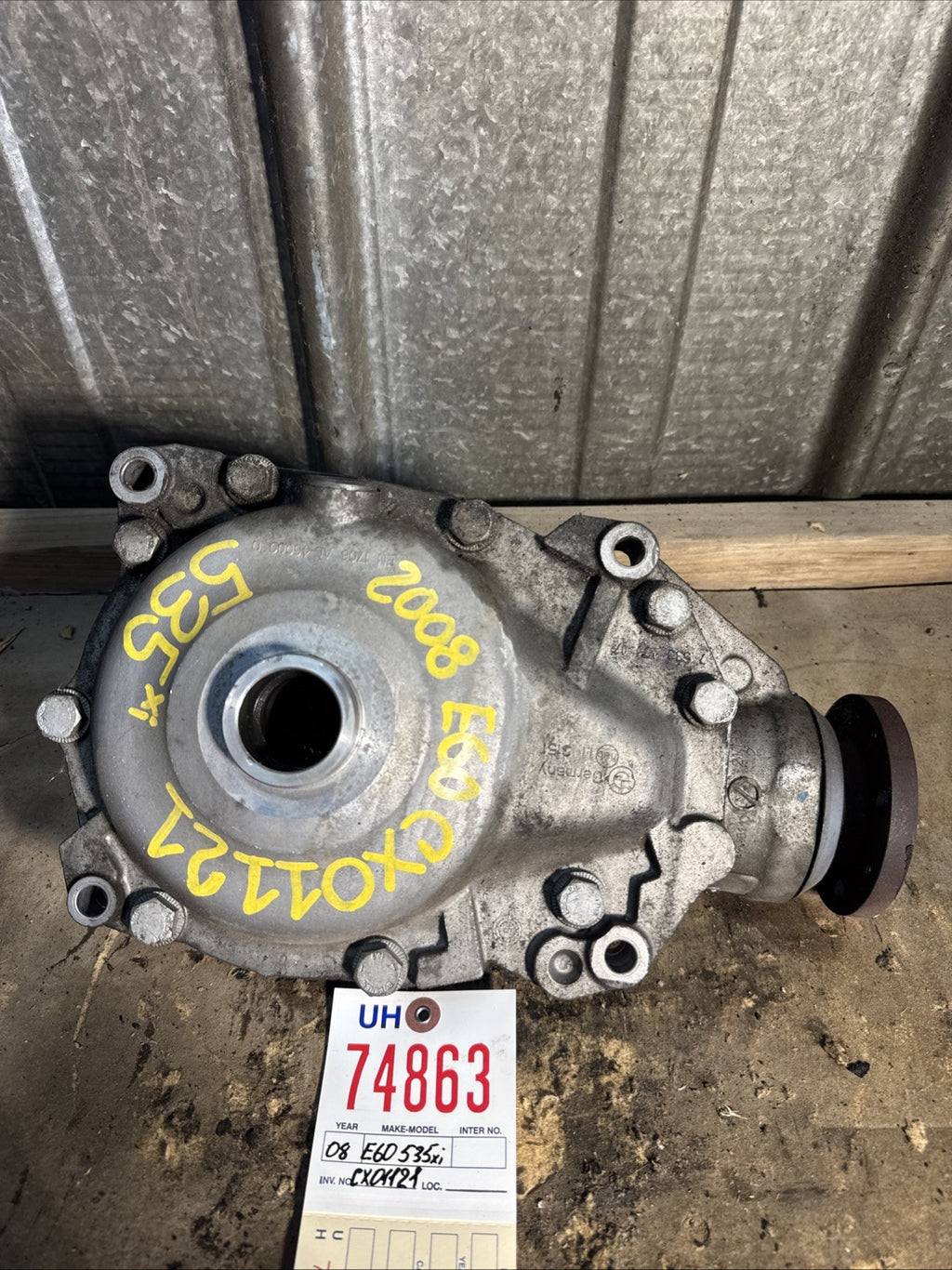 Front Differential Carrier Final Drive 3.46 AWD Diff OEM BMW E60 535Xi 7533435