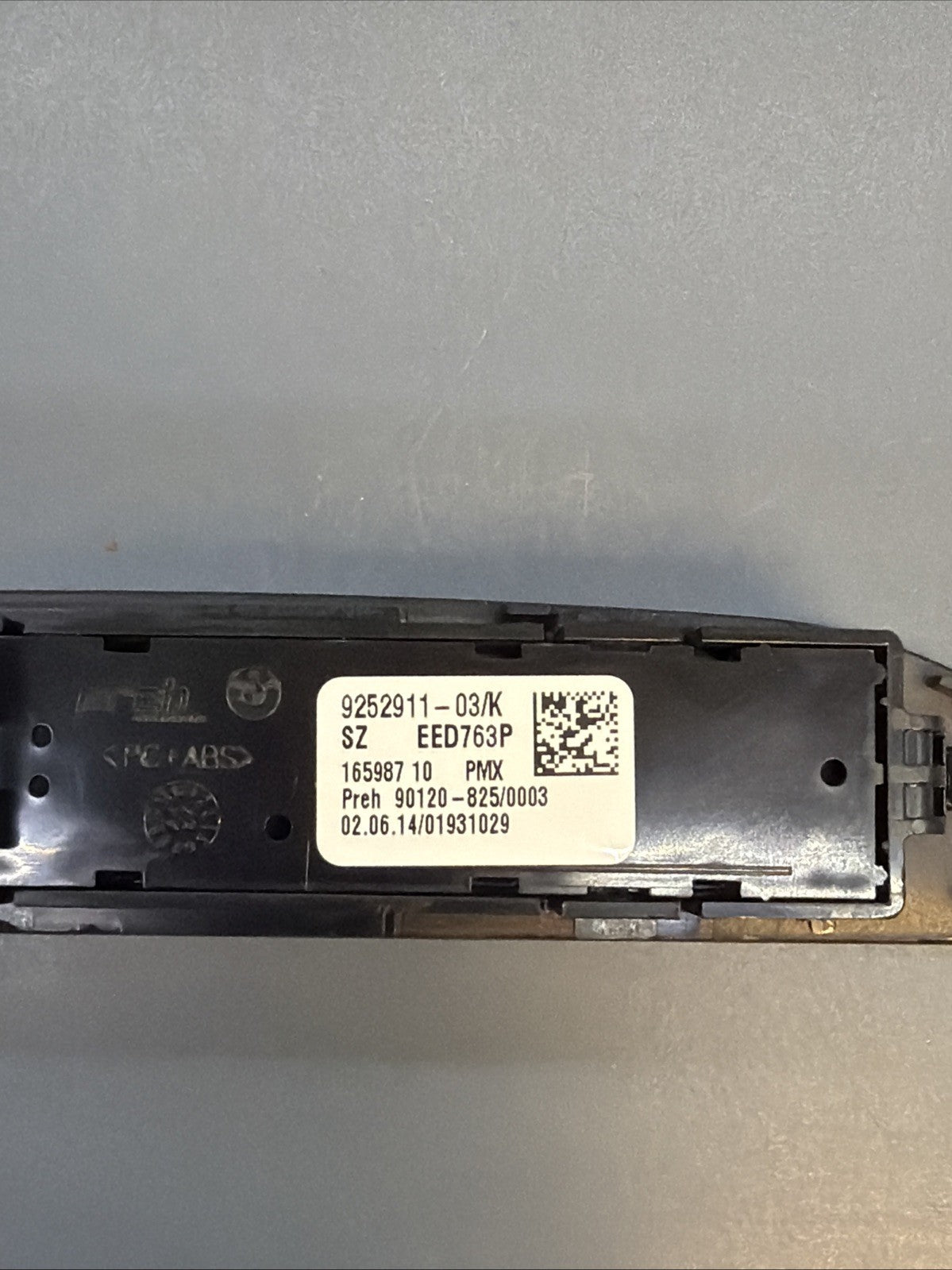2012-2018 BMW 328i 320I F30 - CONSOLE TRACTION OFF SPORT ECO SWITCH 9252911 OEM