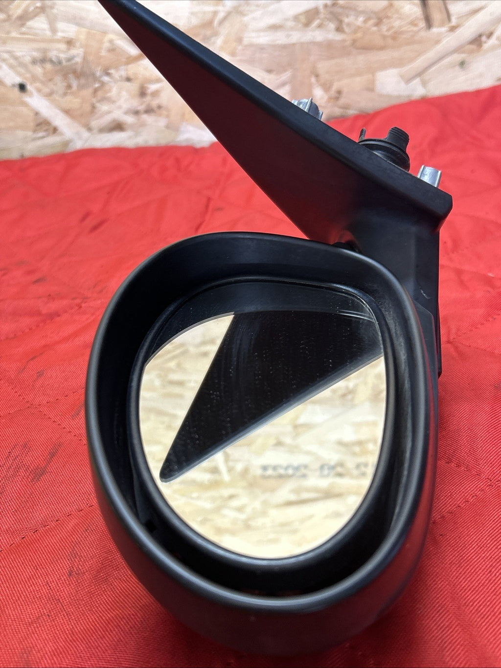 2006-2008 BMW E90 FRONT LEFT SIDE DOOR MIRROR 6972540 NO MIRROR CAP