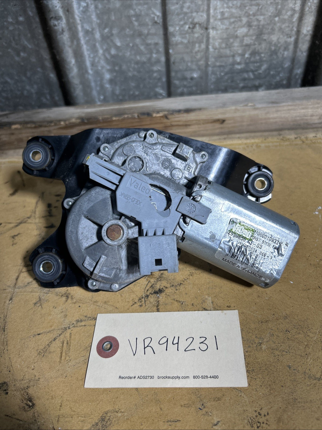 2010-2015 BMW E84 X1 REAR HATCH WIPER MOTOR OEM 2990856