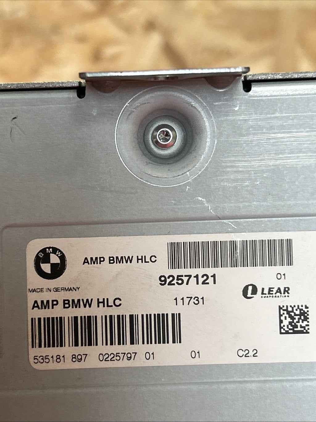 BMW 2011-2014 F25 X3 HiFi RADIO AMP AUDIO AMPLIFIER OEM 9257121
