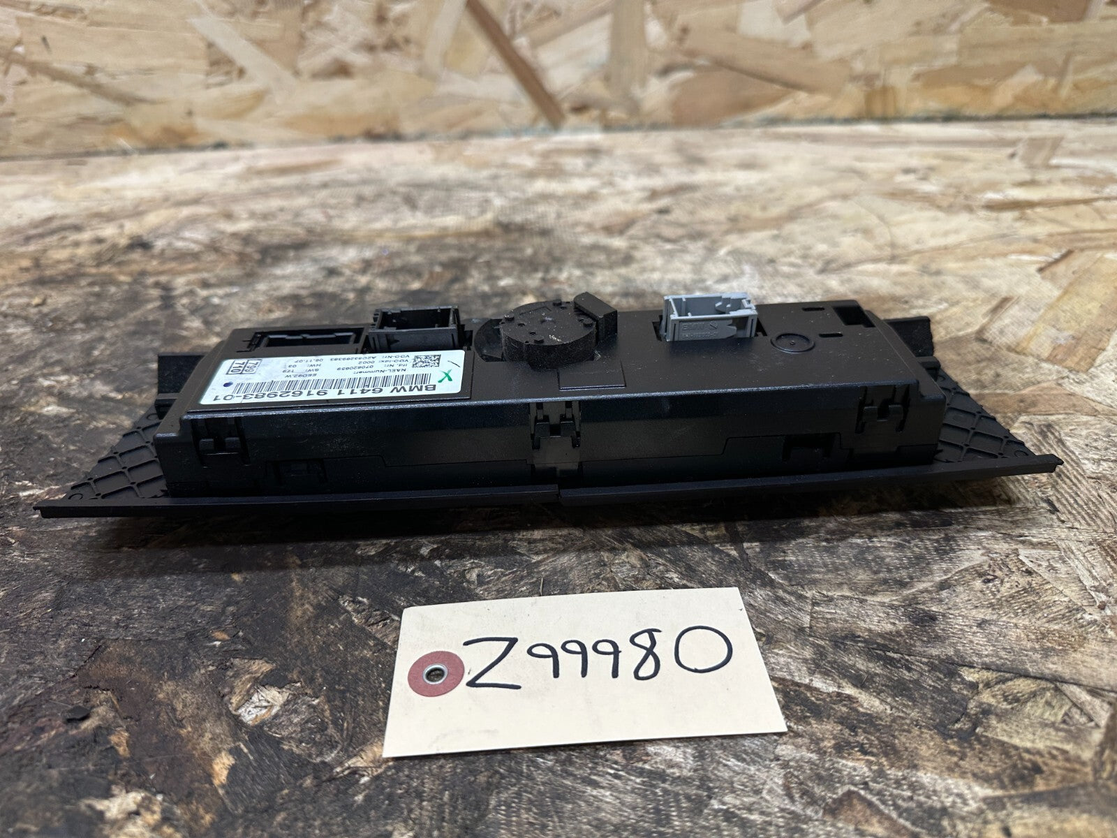 BMW 2006-2012 E90 BROKEN FOR PARTS CLIMATE CONTROL SWITCH PANEL OEM 9162983