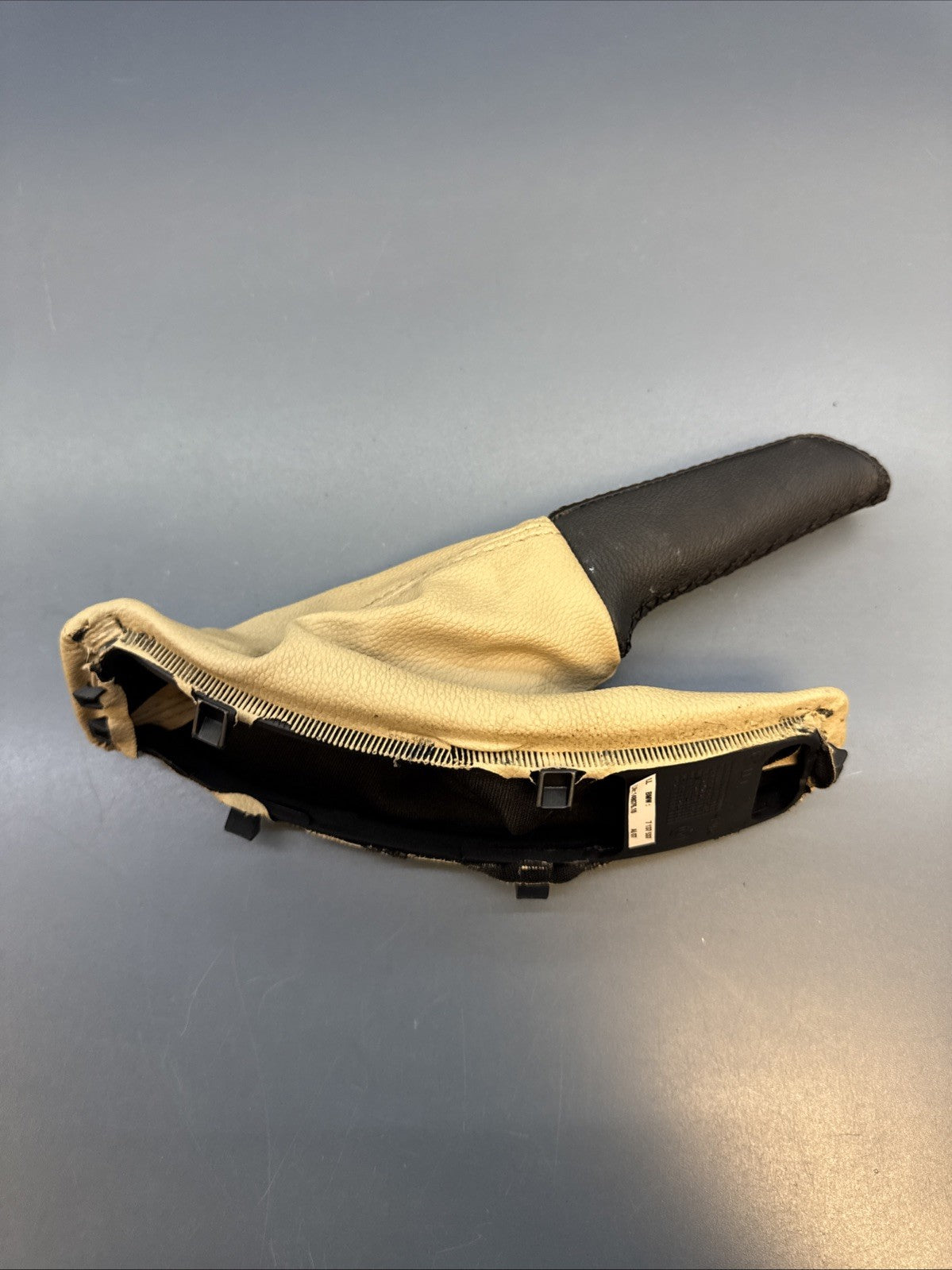 06-13 BMW E90 E92 E93 3 Series E Brake Handle Leather Cover 7137537 Oem