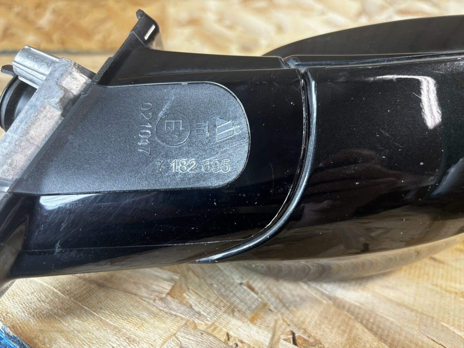 08-11 BMW 325i 328i 335i Right Driver Side View Door Power Mirror Black OEM