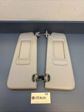 2012-2015 BMW X1 E84 Sun Visor Pair Left & Right Set OEM GRAY 7252055 7252056