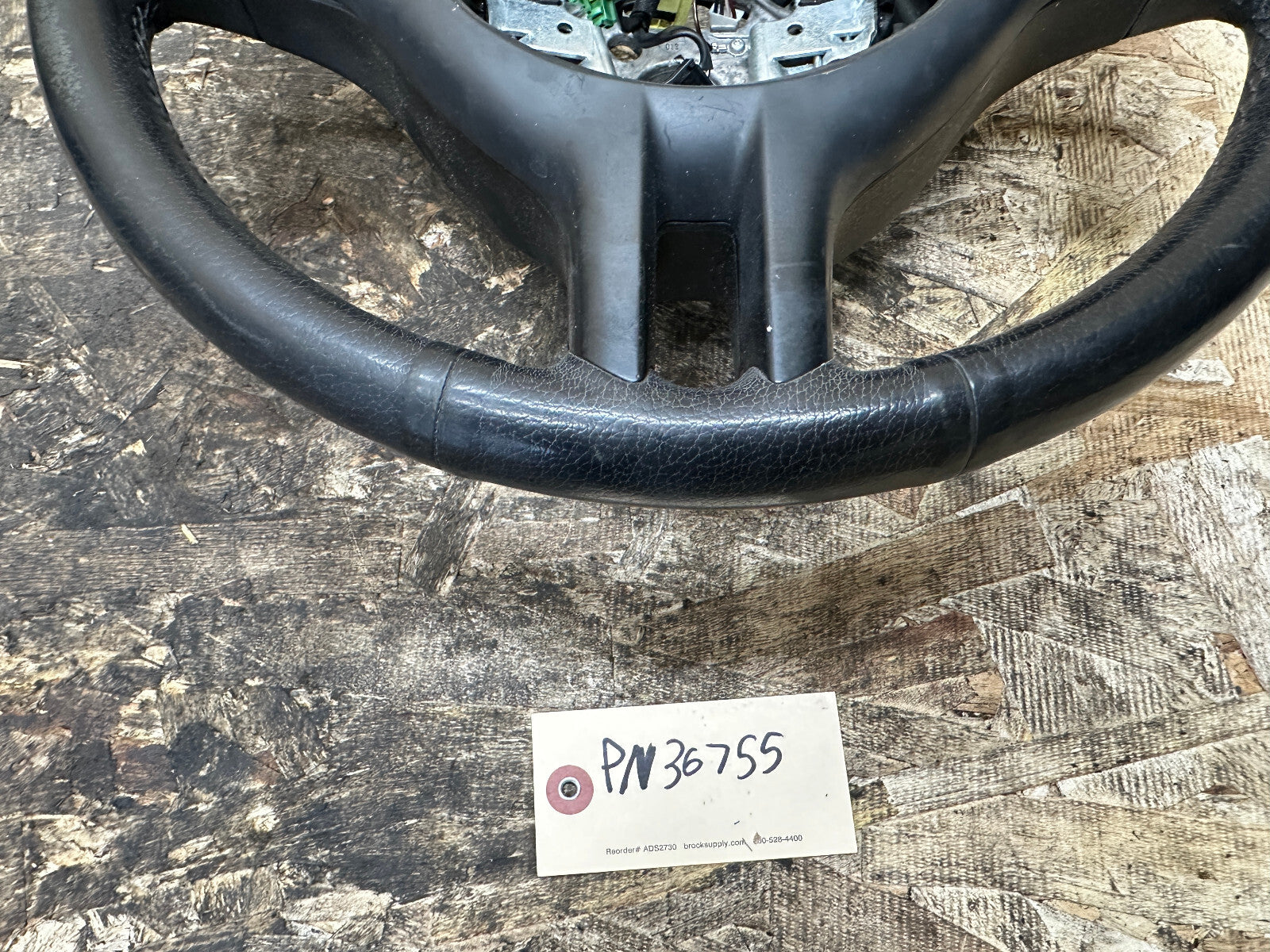 BMW 99-06 E46 3 SERIES BLACK LEATHER SPORT STEERING WHEEL OEM 101493/6760659