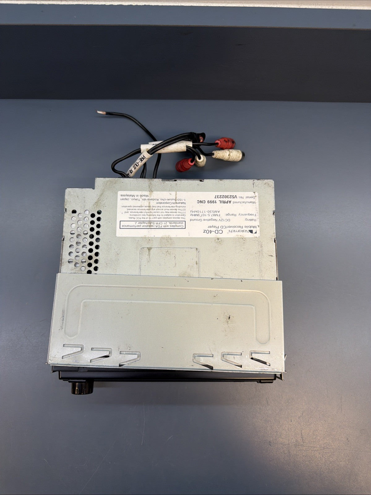 Single DIN Receiver with Bluetooth OFF BMW E36 Z3 NAKAMICHI CD-40Z