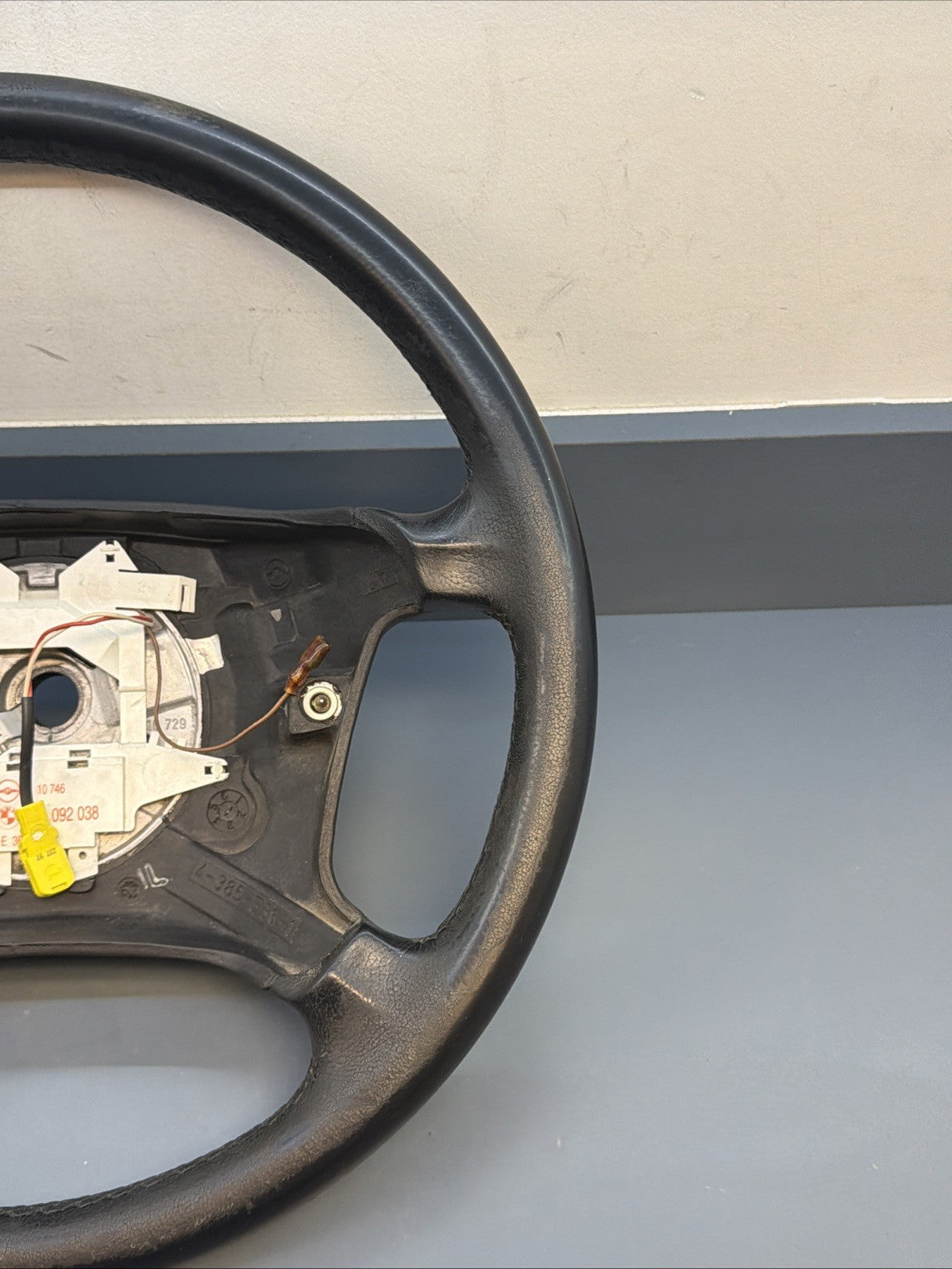 BMW E36 328I 318I 320I 323I 325I Z3 Steering Wheel Black Leather OEM 1092038