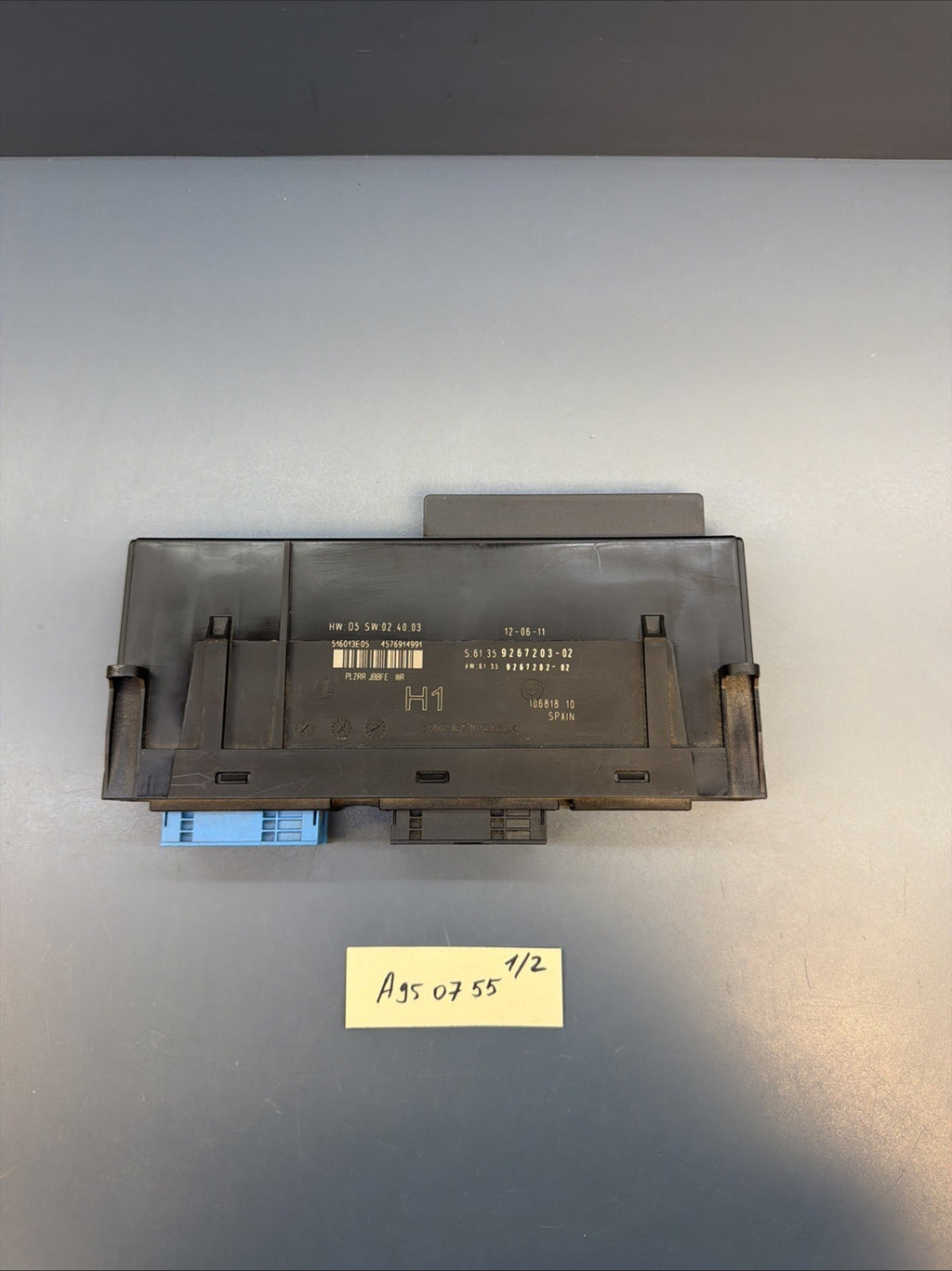 BMW H1 PL2RR JBBFE IIIR Body Control Module Fits 3 Series E90 E91 9267203