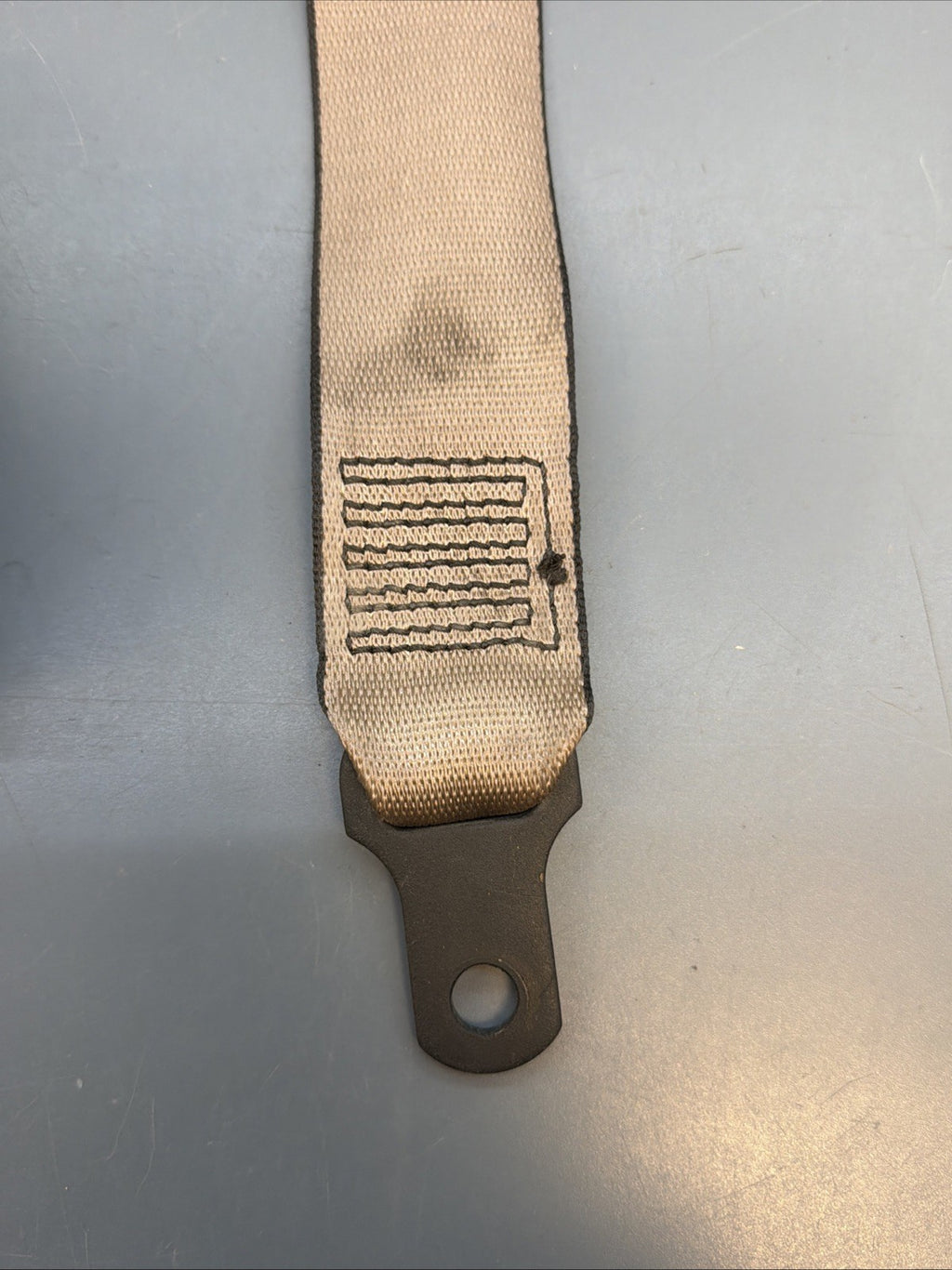 89-95 Bmw E34 5 Series Front Left Side Upper Seat Belt Retractor Beige 8164161