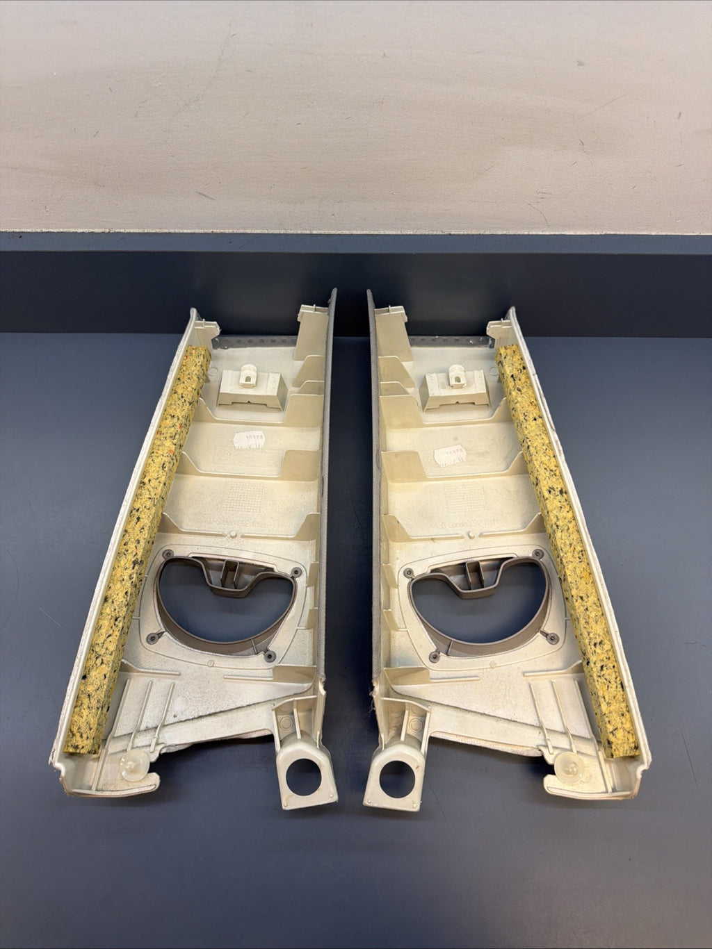 BMW E92 Right & Left Side B Pillar Center Post Trim Panel Gray 7117470 7117469