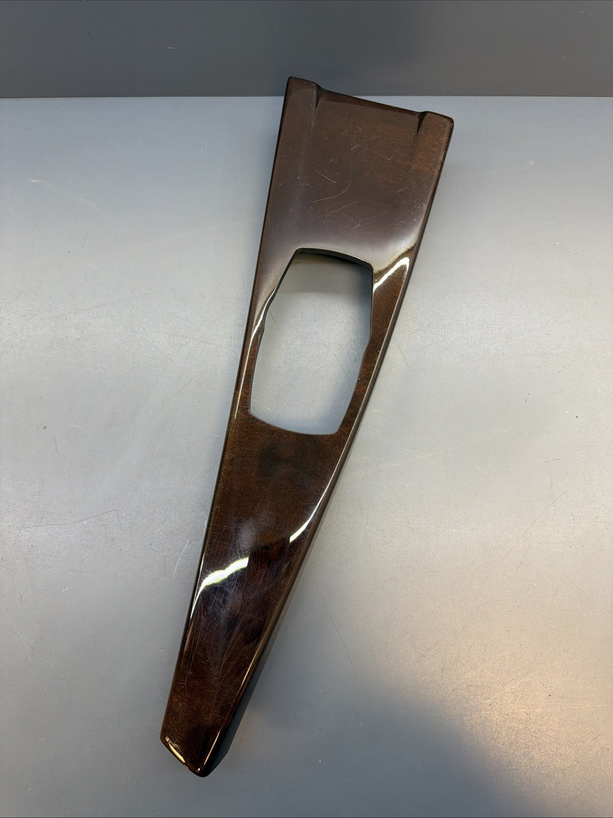 12-16 BMW 328i 320i F30 Center Console Wood Trim Surround 9232072 OEM