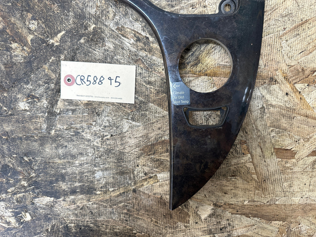 BMW 01-10 E60 5 SERIES CENTER CONSOLE POPLAR WOOD iDRIVE SHIFTER COVER 7059919