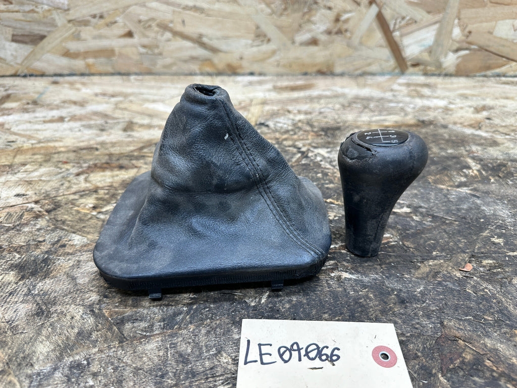 BMW 95-02 E36 E36/7 3 SERIES Z3 torn BLACK SHIFTER BOOT+KNOB