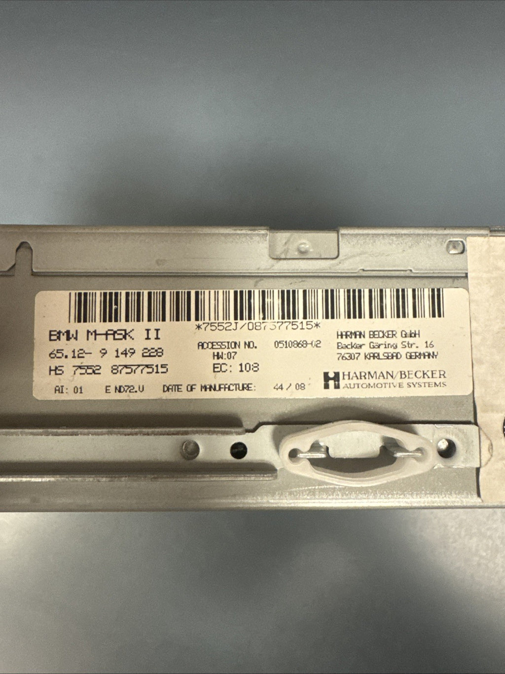 BMW E60 E61 5 series M-ASK AUDIO SYSTEM CONTROLLER CD PLAYER RADIO MASK 6955348