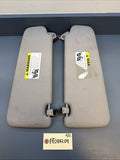 BMW E90 Sun Visor Set OEM – Driver & Passenger Gray 6957369 6957370 CLOTH