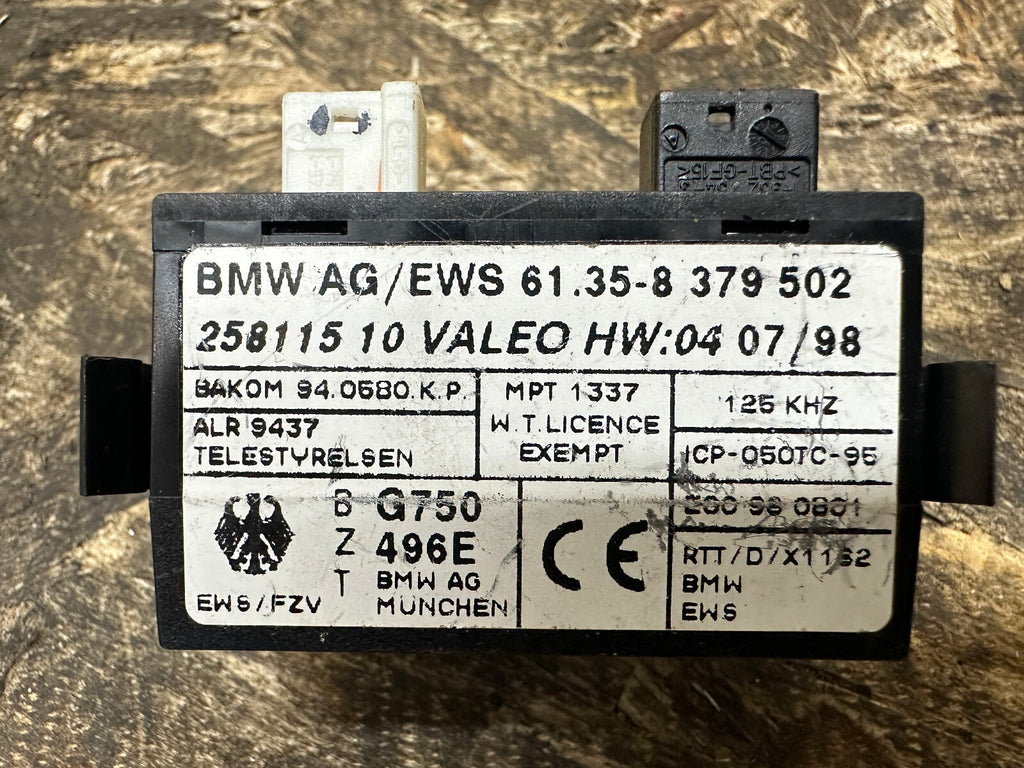 BMW 87-03 E31 E34 E36 E38E39 3/5/7/8 SERIES Z3 EWS TRANSMITTER RECIEVER 8379502