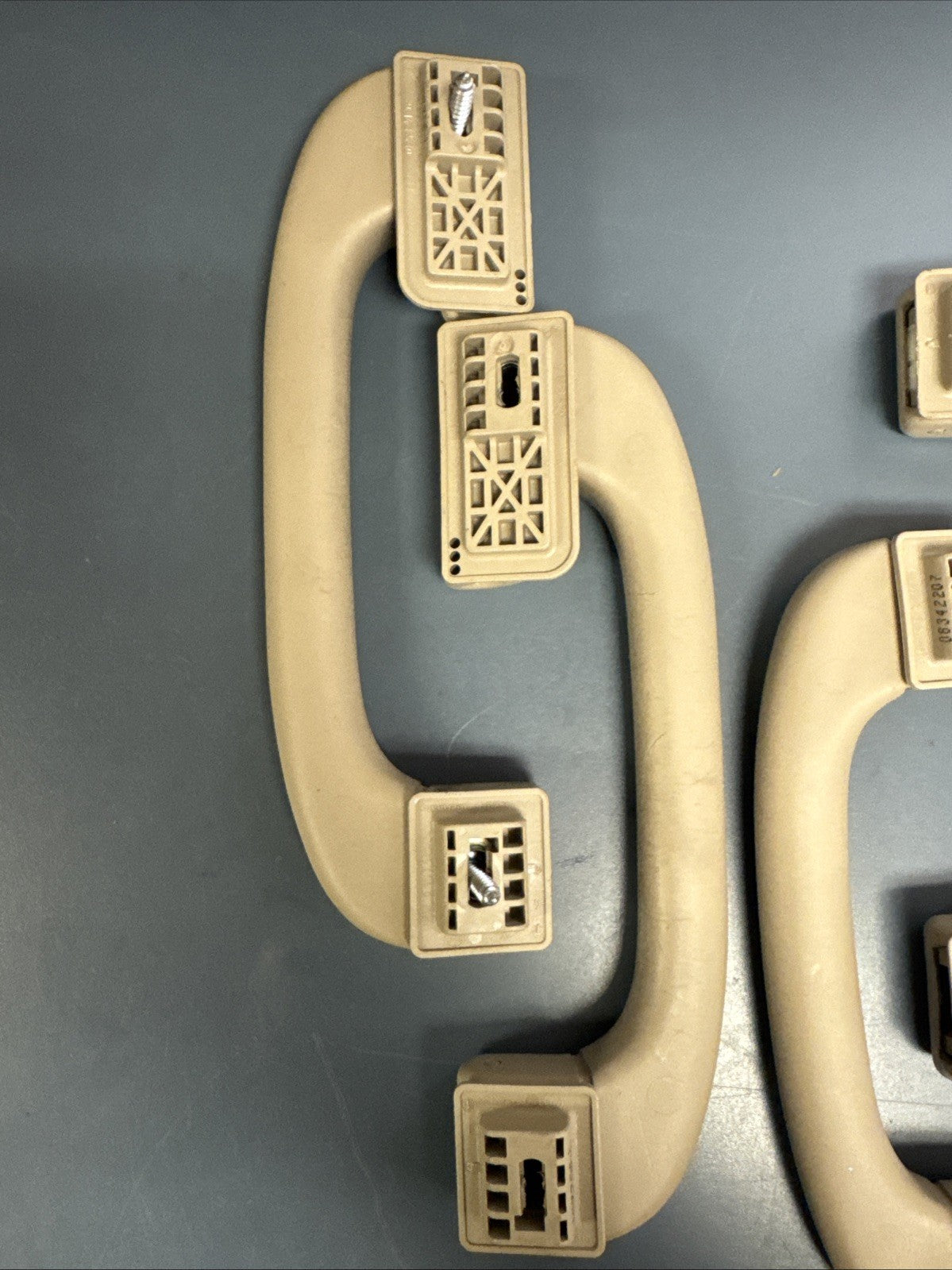 04-10 E60 BMW 5-Series 550i Set Of 4 Interior Upper Roof Grab Handles 9143516