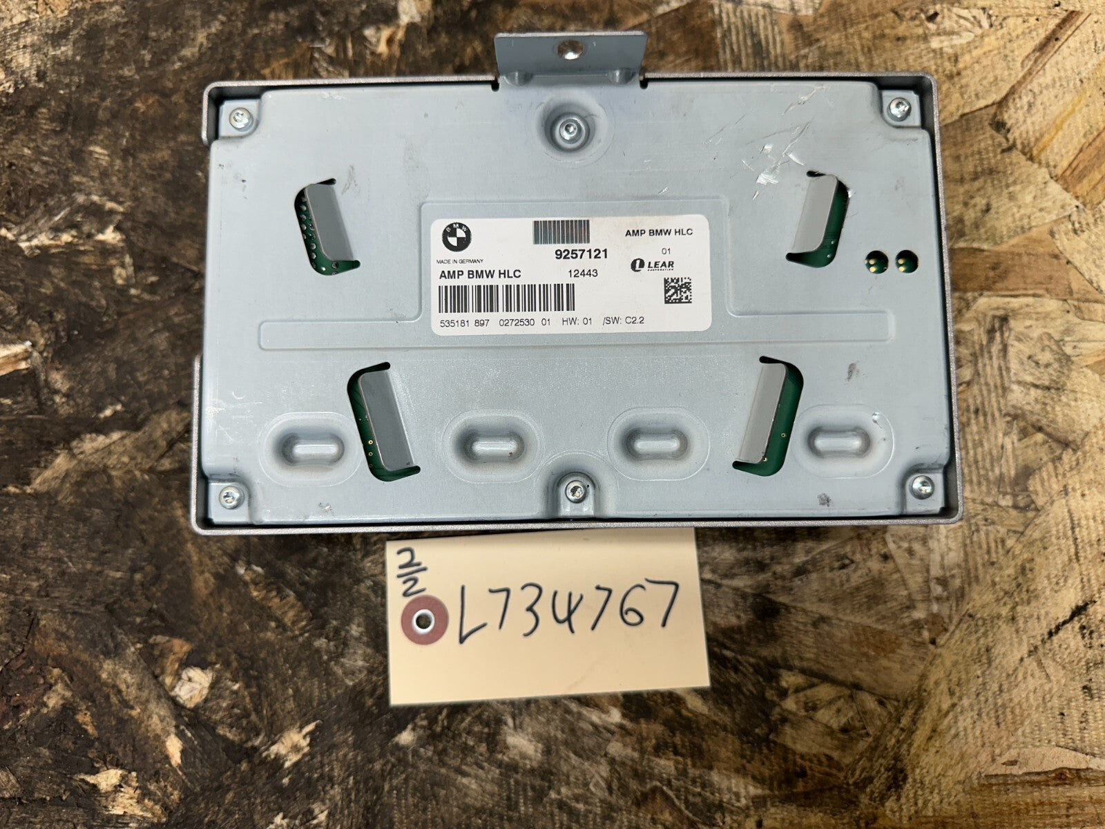 BMW 2011-2014 F25 X3 HiFi RADIO AMP AUDIO AMPLIFIER OEM 9257121