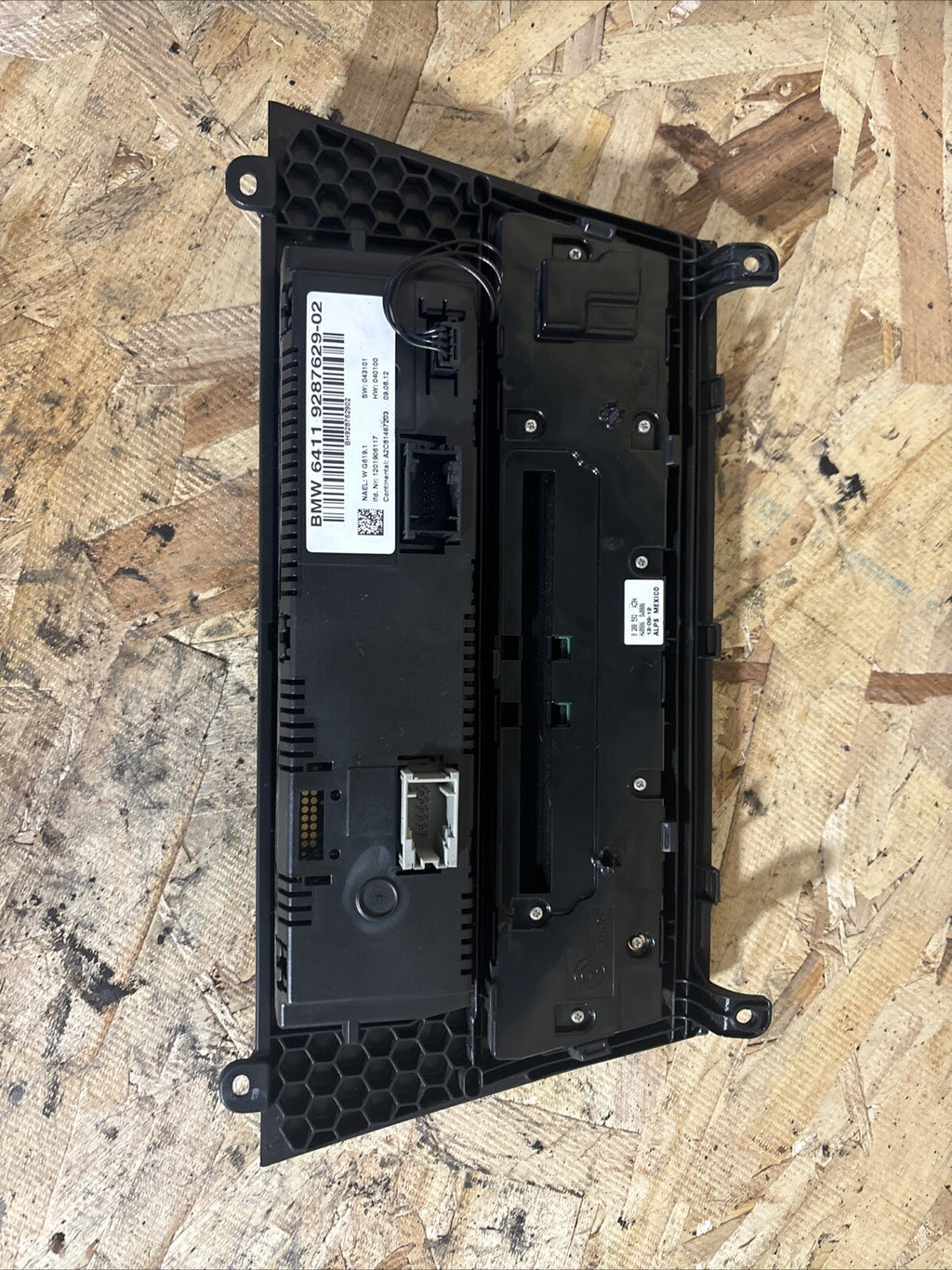 2011-2012 BMW X3 3.0L - Front AC Climate Control / Stereo / CD UNIT 9259616