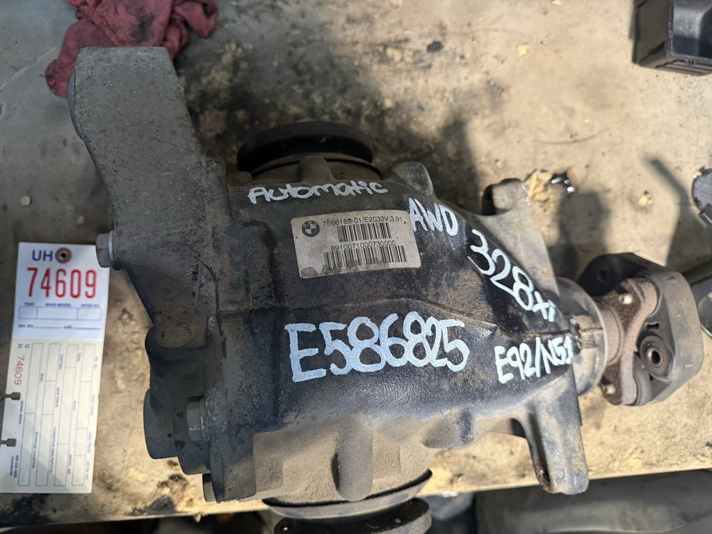 BMW E90 328 3 SERIES REAR DIFFERENTIAL FINAL 3.91 DRIVE 7566189 7518405 7541580