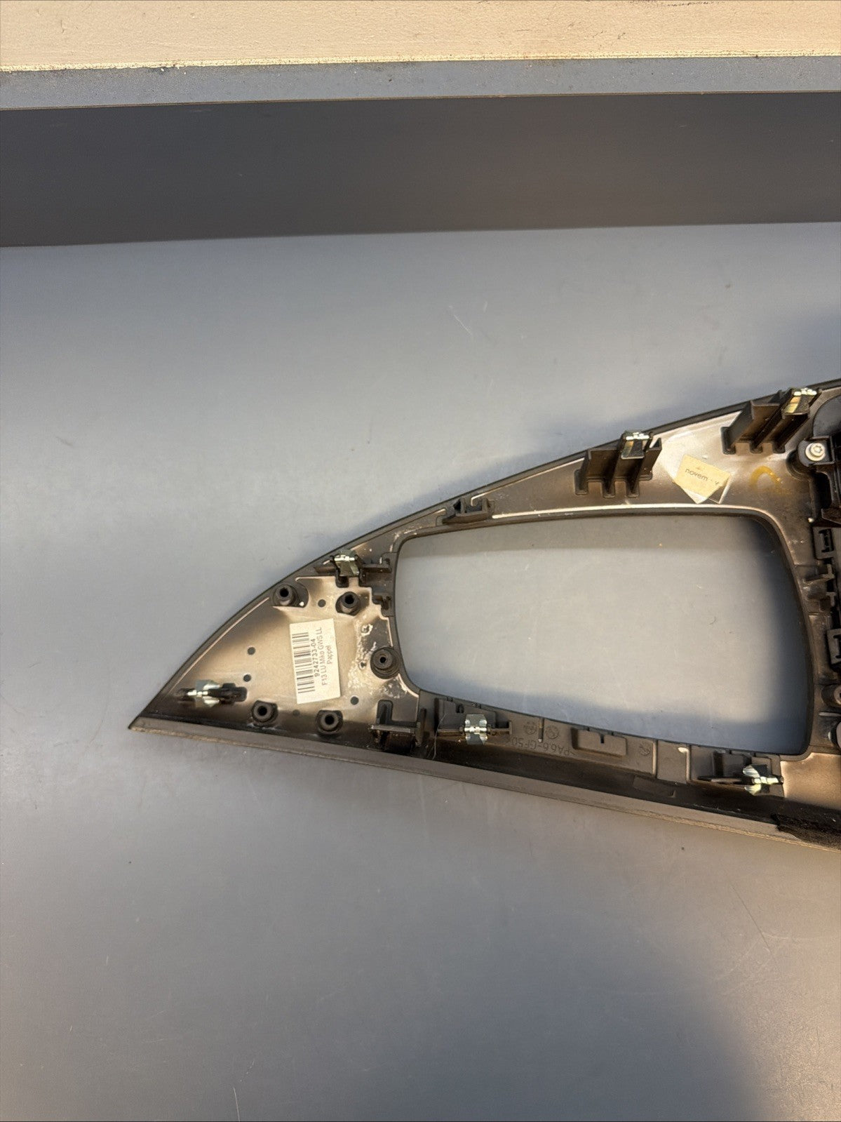 BMW F06 650i 640i Center Console Cup Holder Shifter Bezel Trim Wood 9242733 OEM
