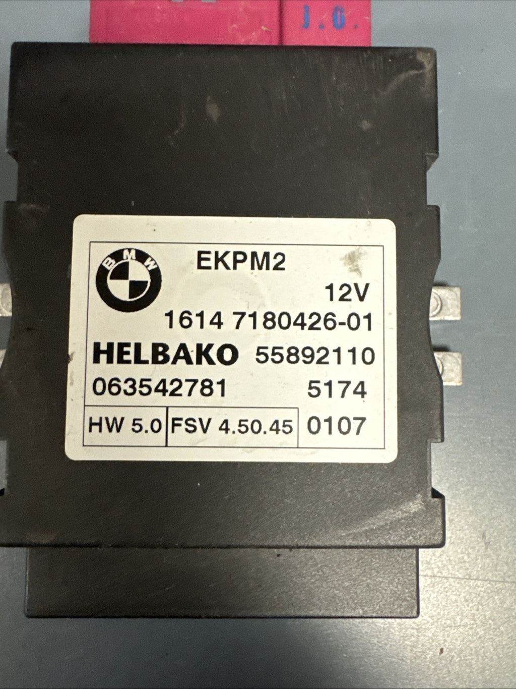 2006-2010 BMW E60 E70 E82 E90 E92 EKPM2 FUEL PUMP CONTROL MODULE 7180426