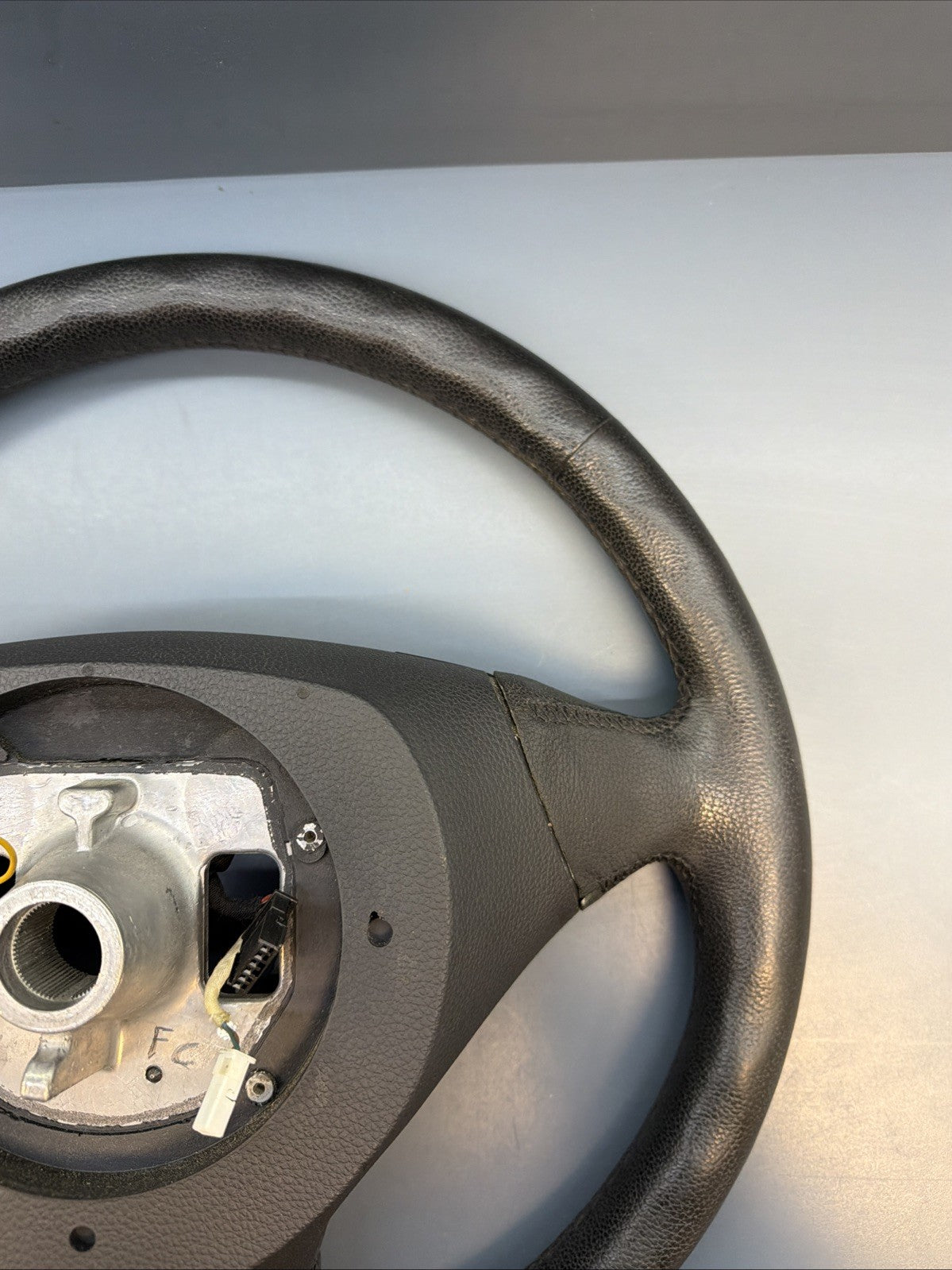 BMW 03-10 E60 5 SERIES SPORT BLACK LEATHER STEERING WHEEL OEM 11008818