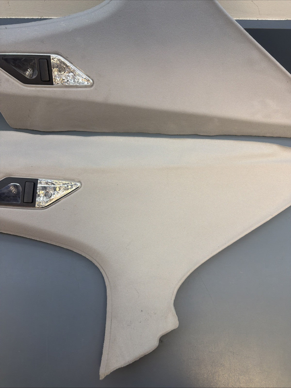 99-06 BMW E46 SEDAN Left & Right Rear C Pillar Trim Panel 8220243 8220244 GRAY