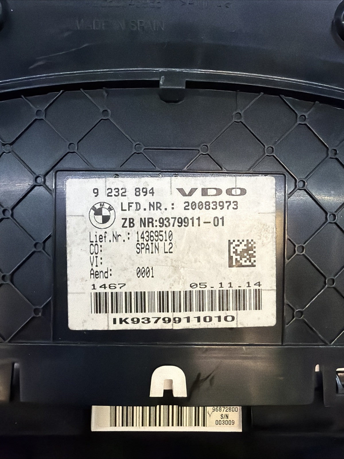 13-17 BMW F30 F32 F34 328i 428i SPEEDOMETER INSTRUMENT CLUSTER 9232894 141K