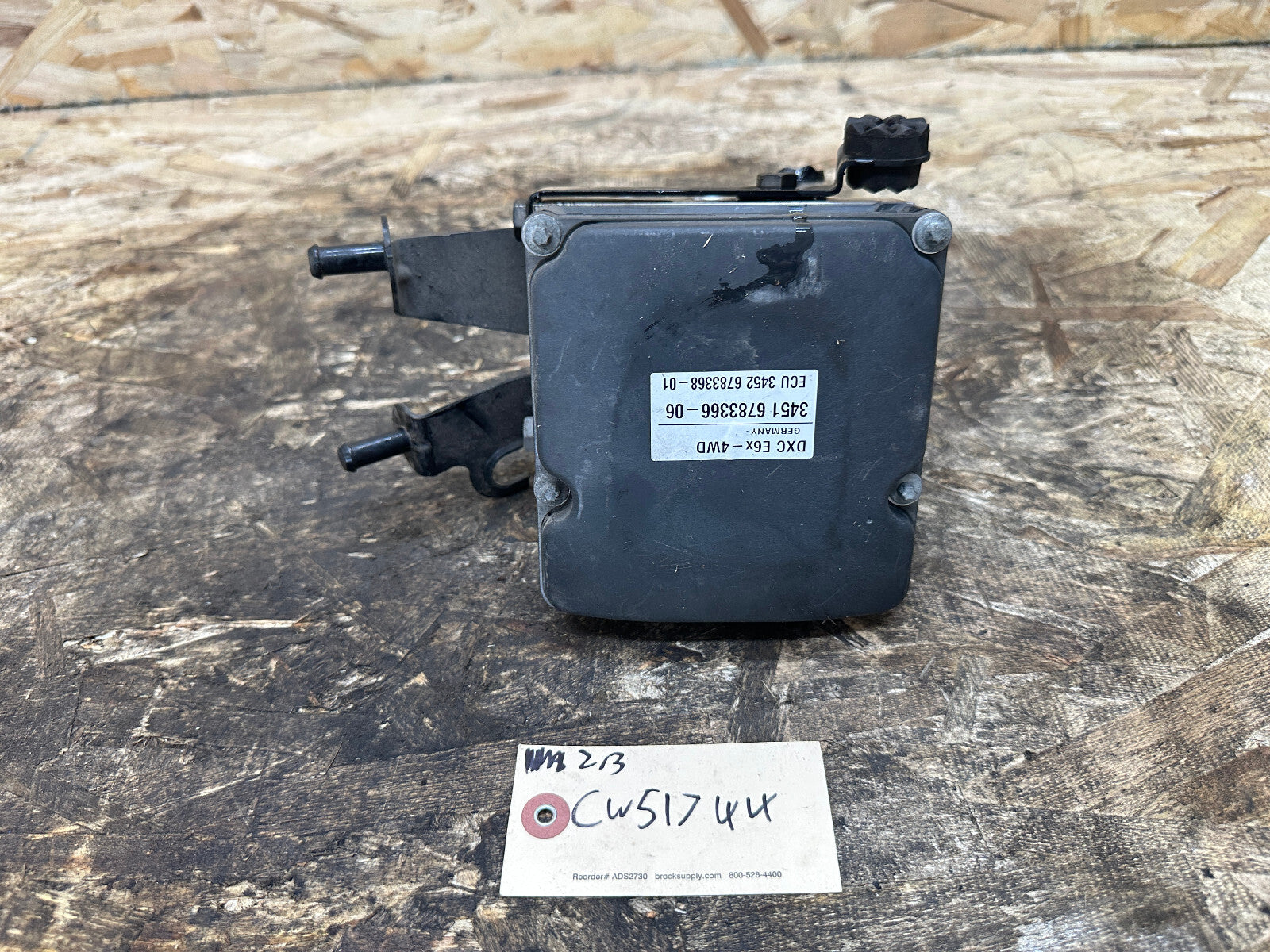 BMW 05-10 E60 E63 5/6 SERIES ABS BRAKE PUMP+CONTROL UNIT 6774679/6783366