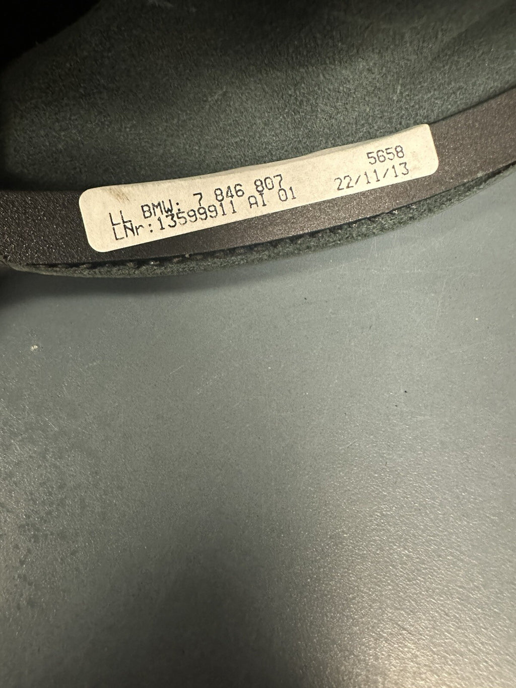 2012 - 2015 BMW F30 335I 328I FRONT M-SPORT HANDBRAKE LEATHER BOOT OEM 7846807