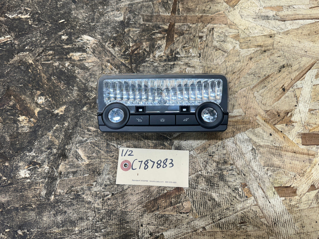 BMW 2010-2017 F10 5 SERIES CENTER DOME INTERIOR READING LIGHT OEM 9163699