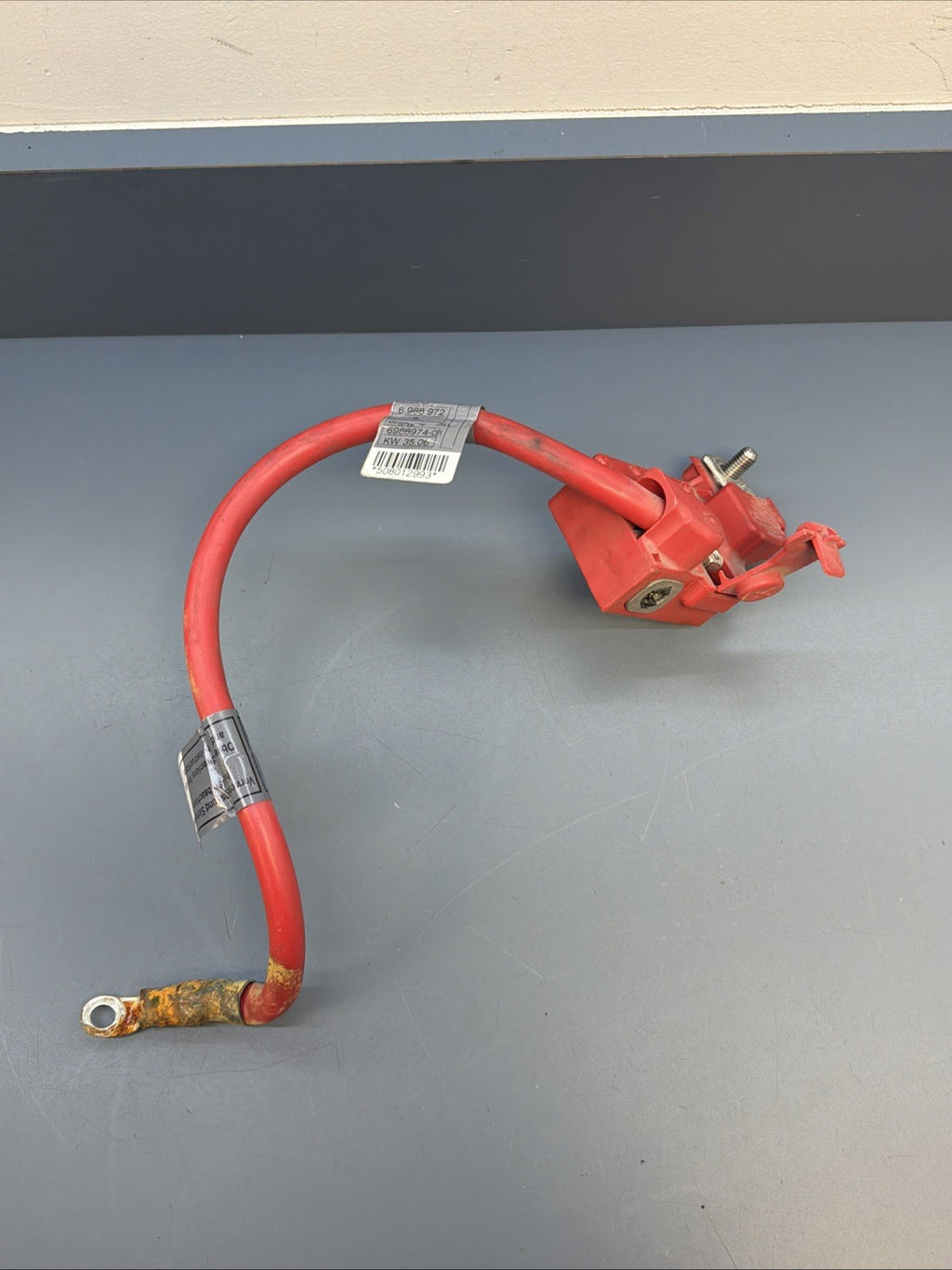 06-13 BMW E82 E90 E92 Battery Plus Pole Terminal Positive Cable 6988974 Oem
