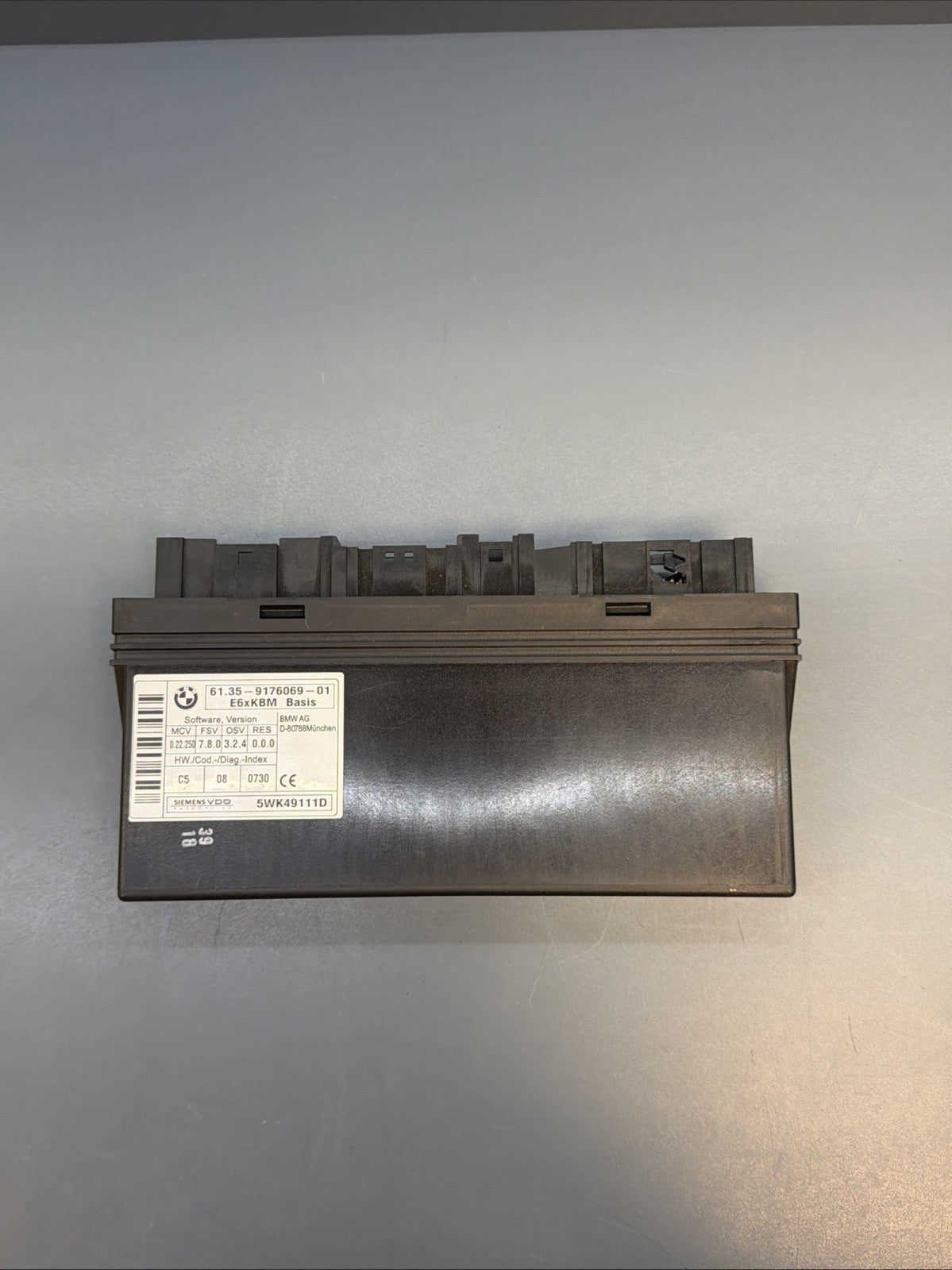 2008-2010 BMW 528i 535i General Body Control Module 9176069