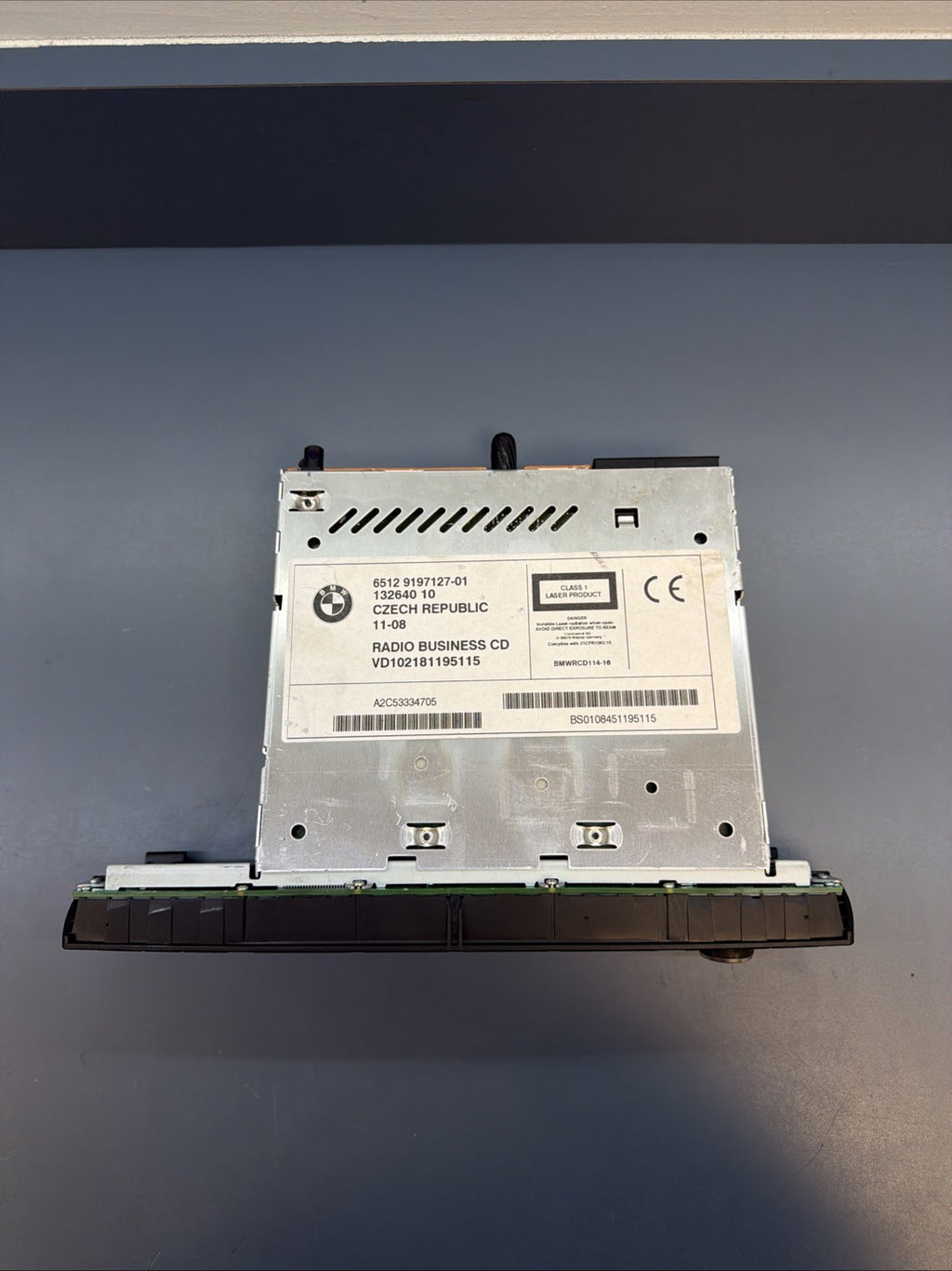 BMW X3 Z4'ies E83 E85 E86 HEAD RECEIVER RADIO AM FM BUSINESS CD PLAYER 9197127