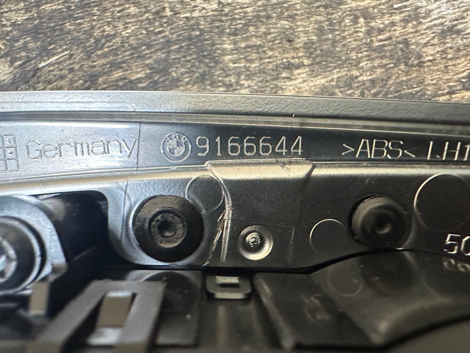 BMW 09-17 F10 5 SERIES ALUMINUM HEXAGON HEADIGHT CONTROL SWITCH OEM 9192745
