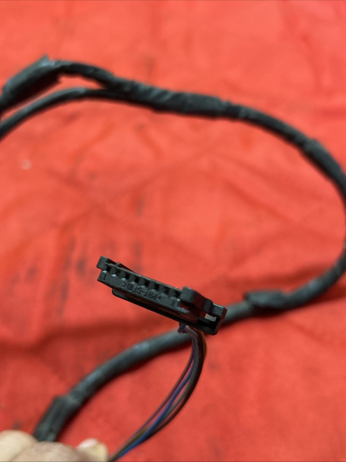 07-13 BMW X5 E70 DOOR WIRING HARNESS REAR DRIVER SIDE LEFT 9203115