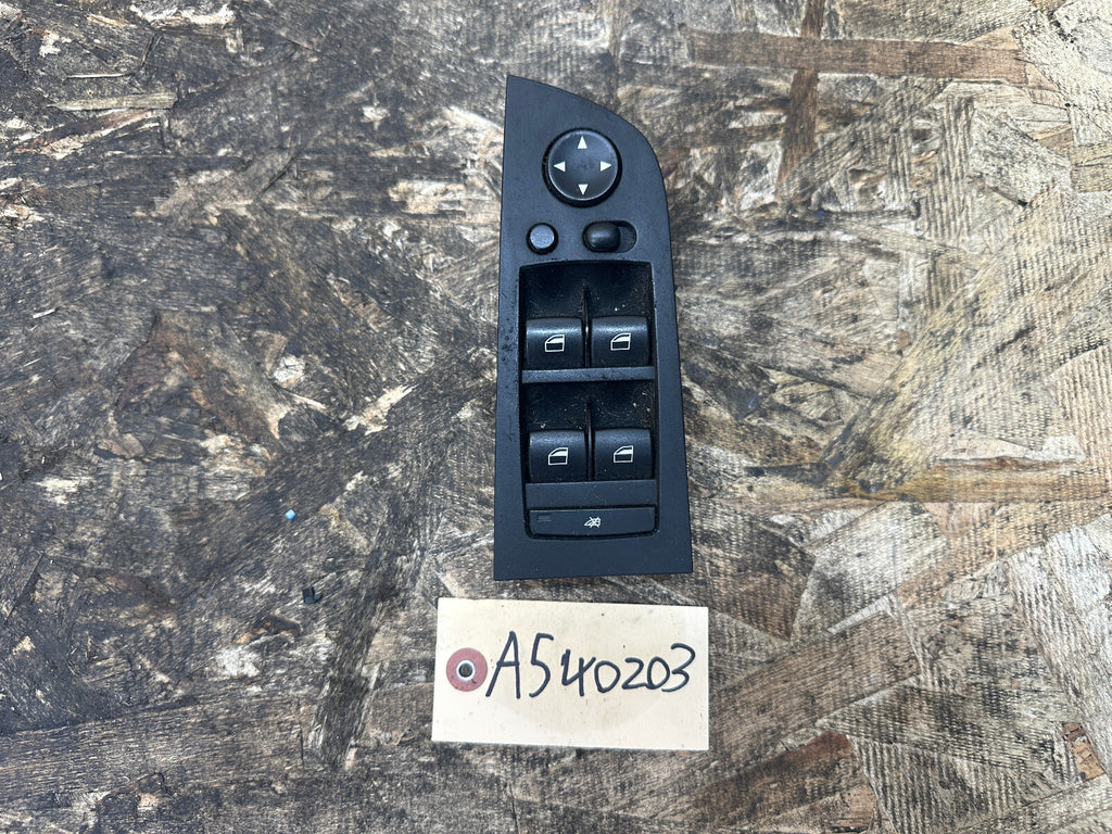 BMW 06-12 E90 LEFT DRIVER SIDE MASTER POWER WINDOW MIRROR SWITCHES OEM 9132135