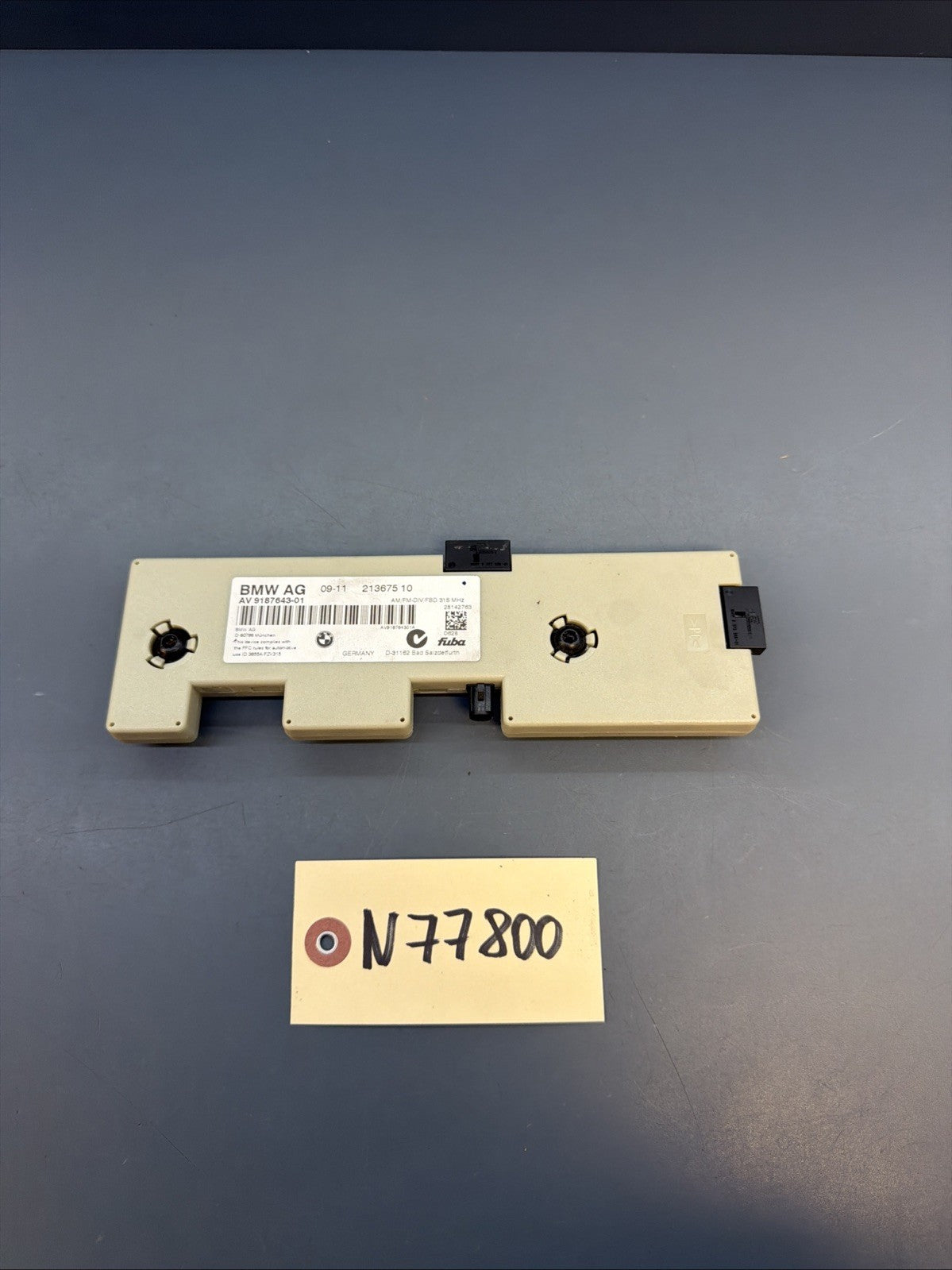 2008 - 2013 BMW E92 E90 E93 M3 Radio Antenna Amplifier Module 9187643-01 OEM