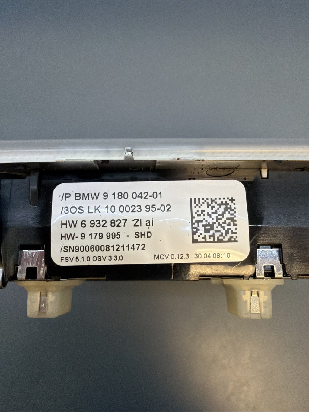 06-13 BMW E92 E82 E87 1 Series Front Dome Light Sunroof SWITCH 6932827 BEIGE