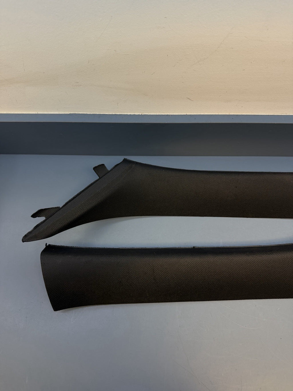 12-16 BMW F30 Front Left & Right A Pillar Trim Panel Cover BLACK 7220995 7220996